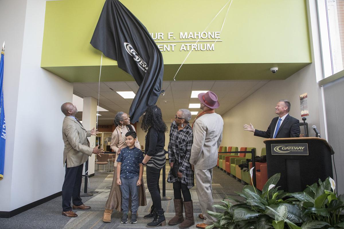 Gateway Dedicates Arthur F. Mahone Student Atrium