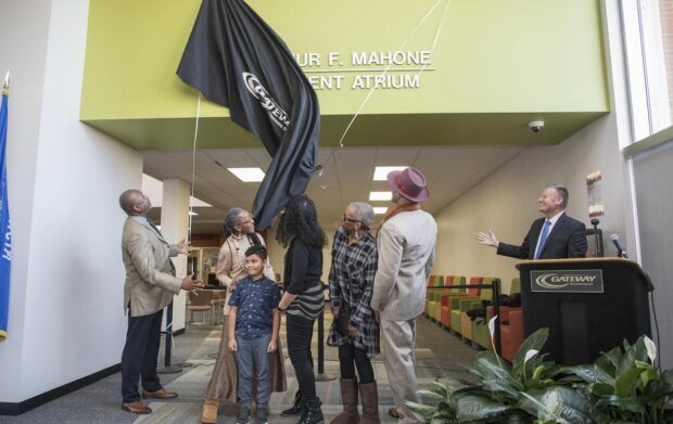 Gateway Dedicates Arthur F. Mahone Student Atrium